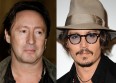 Johnny Depp et Julian Lennon suivent Aerosmith