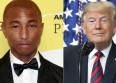 Pharrell Williams menace Donald Trump !