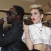  Miley Cyrus et will.i.am au Jimmy Kimmel Show : photos