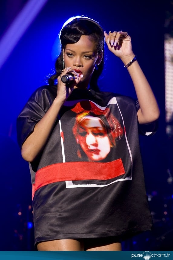 Rihanna en concert privé à Paris photos