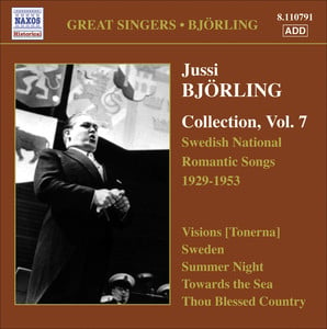 Jussi Björling, Ténor : Mélodies 