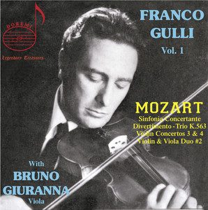 Franco Gulli, Vol 1: Mozart With 