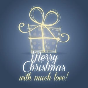 Merry Christmas With Much Love - 