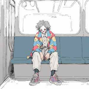 lonely sad clown